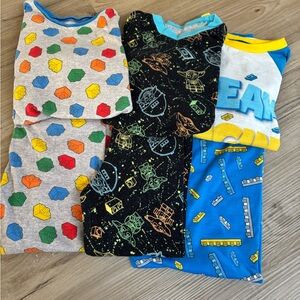 3 sets of boys LEGO Kids' pajamas size 8